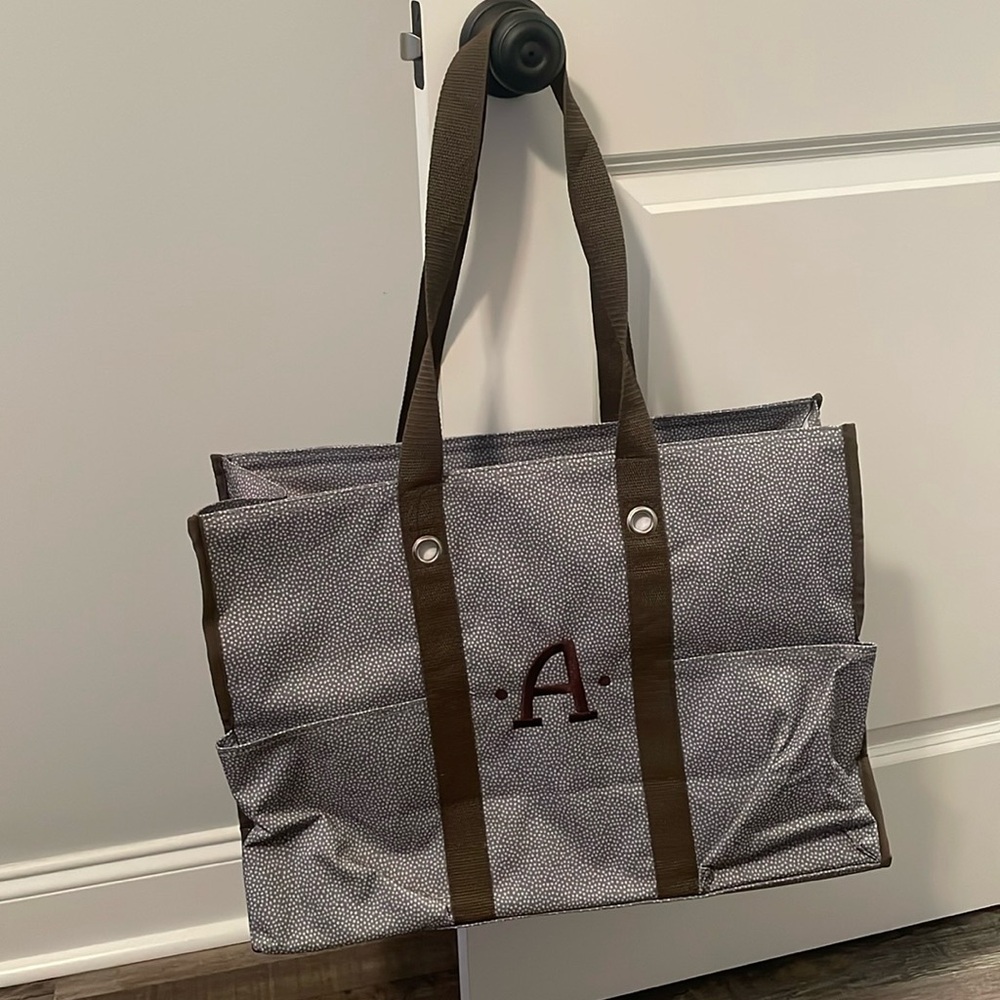 Thirty one tote with A monogram